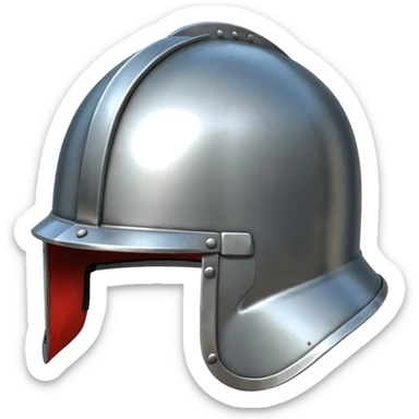 Can you create an outline for a helmet, medieval platebody and platelegs? make sure they are clean as they serve for a preview for an armour slot sticker