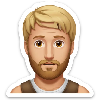 Logan Paul with beard sticker