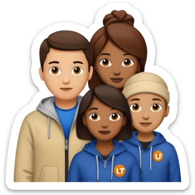 Trio utcm, utsm and uttvm. sticker