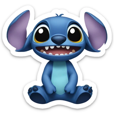 Stitch sticker