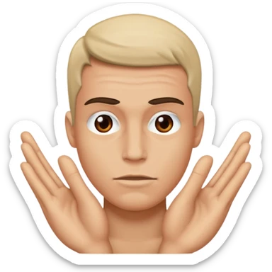 Repo game character saying fuck andrew  sticker