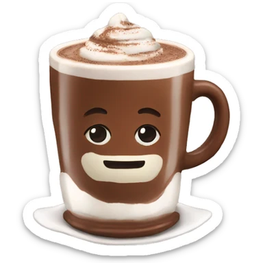 hot chocolate  sticker