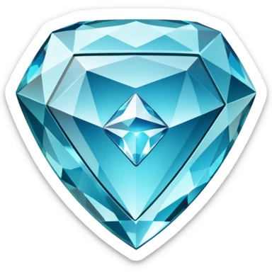 diamond encrusted play button sticker