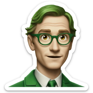 The riddler from " THE BATMAN " from the actor paul dano sticker