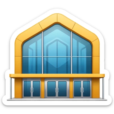 gym facade sticker