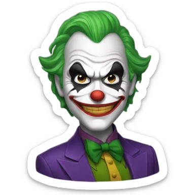 Joker batman sticker