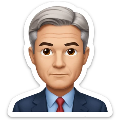 Jerome Powell sticker