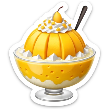 mango bingsu sticker