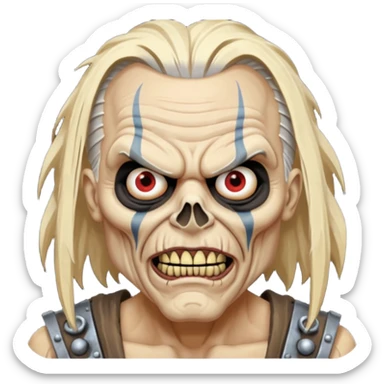 mad max fury road bad guy Immortan Joe face sticker