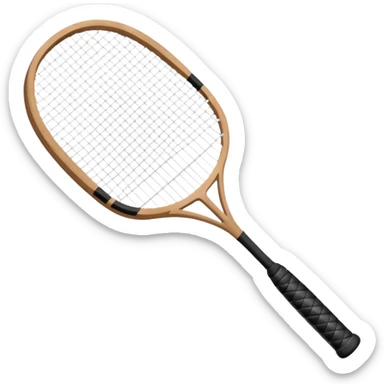 badminton bat sticker