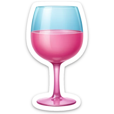  a barbie pink glass sticker