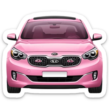 Pink Kia k5 sticker