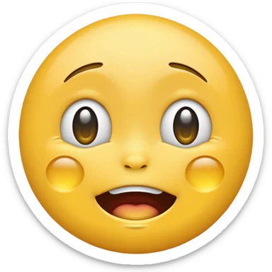 Crying emoji with a smile sticker