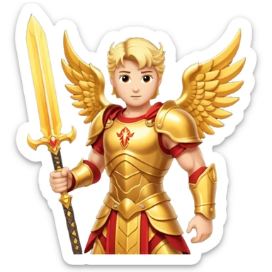 archangel michael  sticker