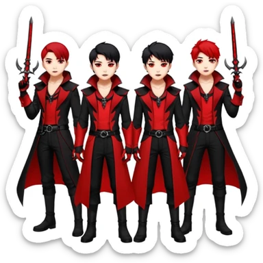 Saja boys kpop demon hunters sticker