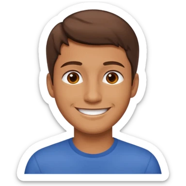 Man flashing sticker