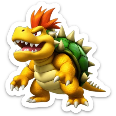 Bowser Koopa sticker