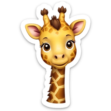 cute giraffe sticker