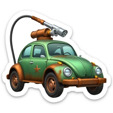 Bug sprayer car sticker