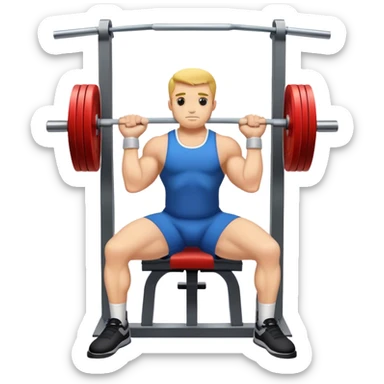 close-grip flat-benchpress sticker