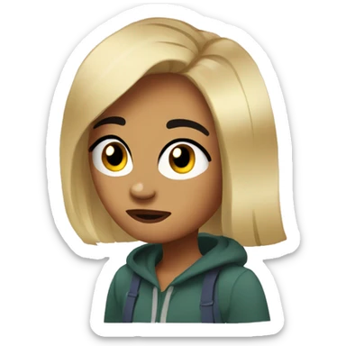 heather from total drama sticker