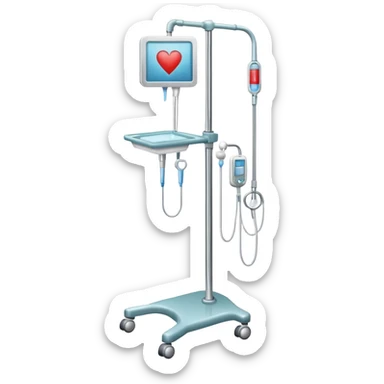 IV stand sticker