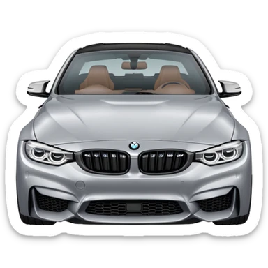 Grey bmw g26 m440i 2022 emoji sticker