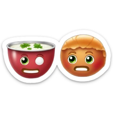 borscht and salo sticker