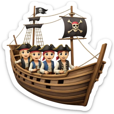 Pirate Ship Ride sticker