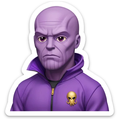 Thanos from squid game sticker