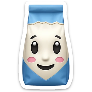 flour bag sticker