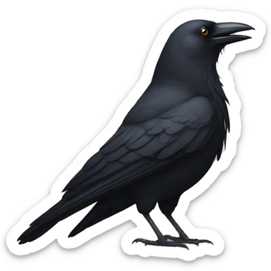 crow sticker