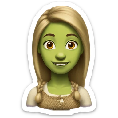 Fiona from Shrek sticker