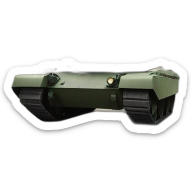 Tank in subway sticker