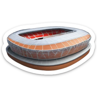champions league soccer stadium sticker