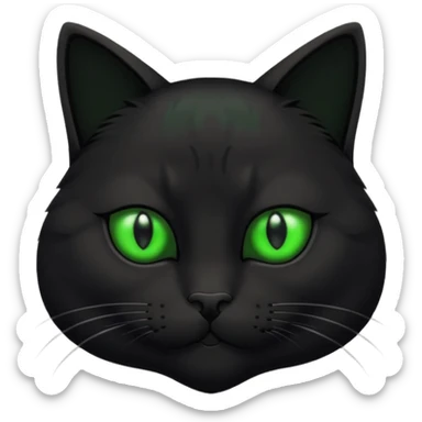 Baddie cat sticker
