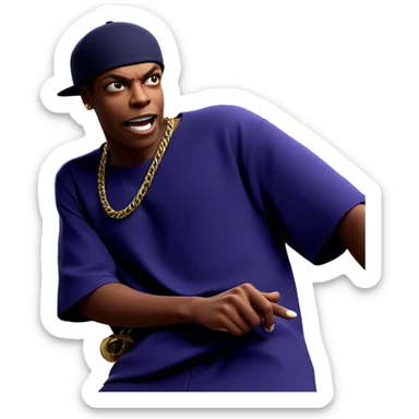 boy in a stylish hat sticker