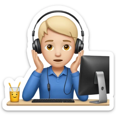 Creat and emoji of the famous video "please speed I need this" sticker