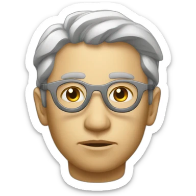 ambitious thinking about money sticker