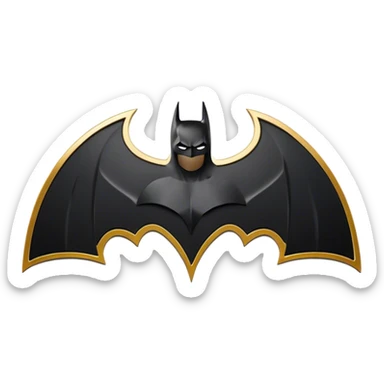 Batman symbol sticker