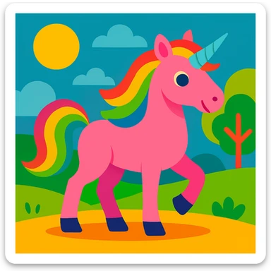 Unicorn sticker