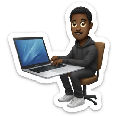 producer with a macbook sticker