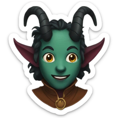 tiefling sticker