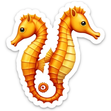 Морской конёк sticker