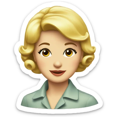 Retro 60s advert sticker