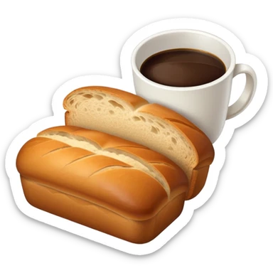 Pan con café  sticker