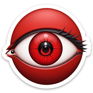Madara Uchiha sharingan eye sticker