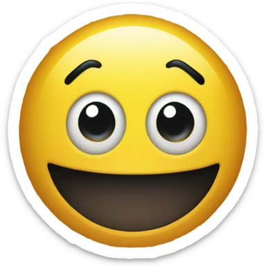 scared shaking sweating round yellow emoji sticker