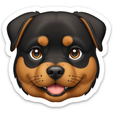 Rottie mix sticker