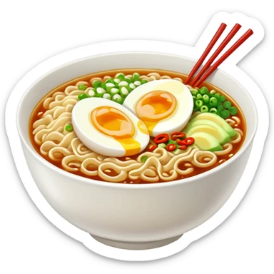 instant ramen sticker